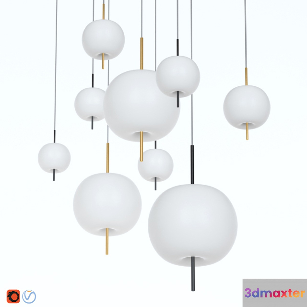 Kushi celling 3D Max