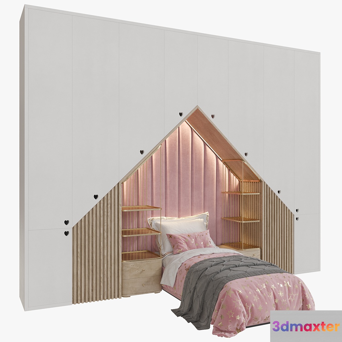Wardrobe For Children 08 3D Max
