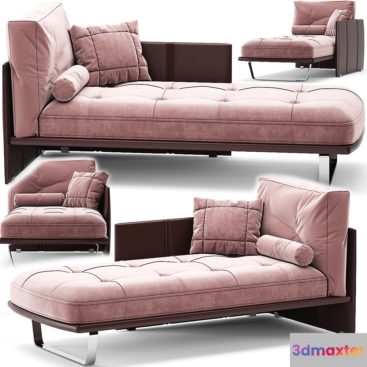 Minotti Luggage Chaise Lounge