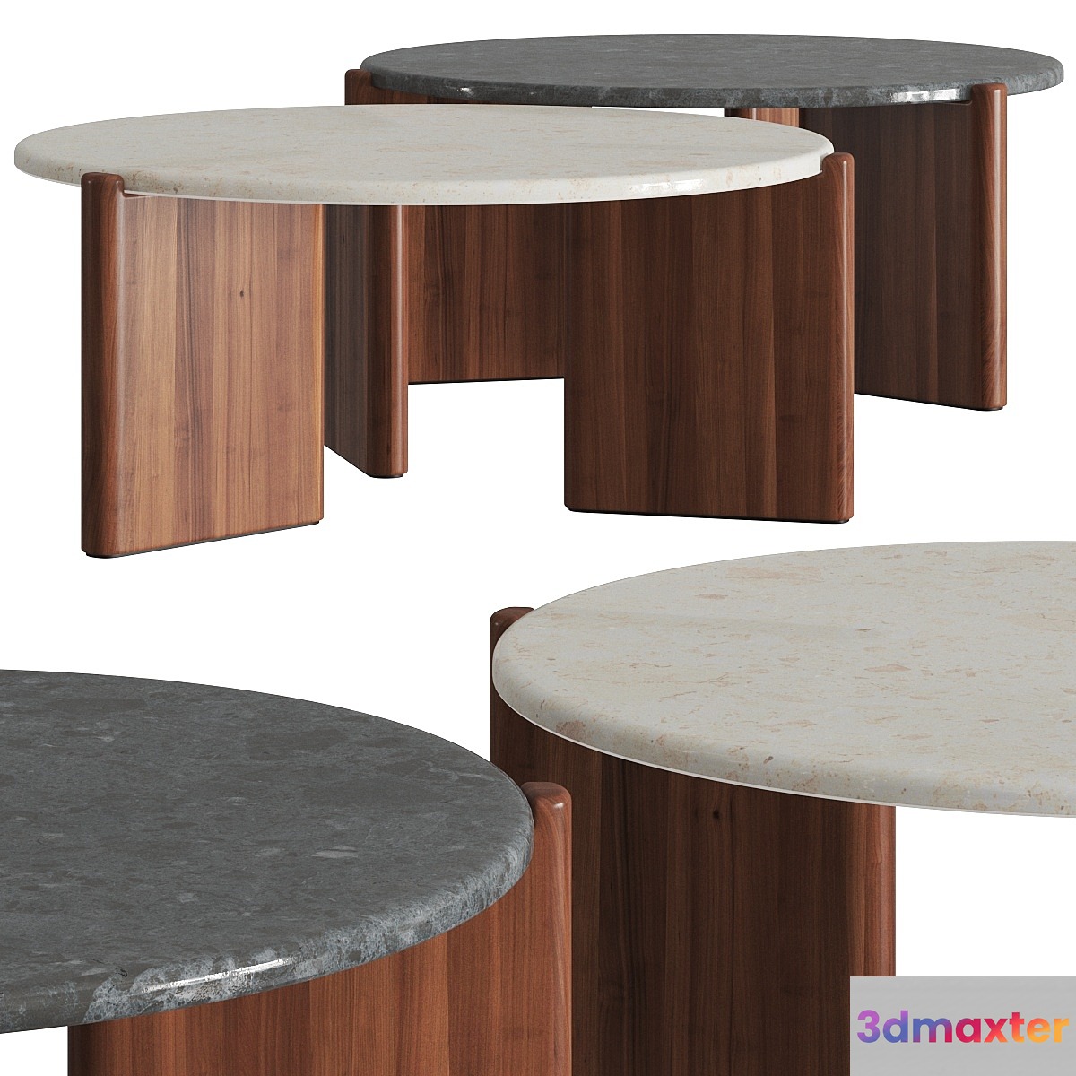 CB2 Santoro Quartz Coffee Tables - No.4