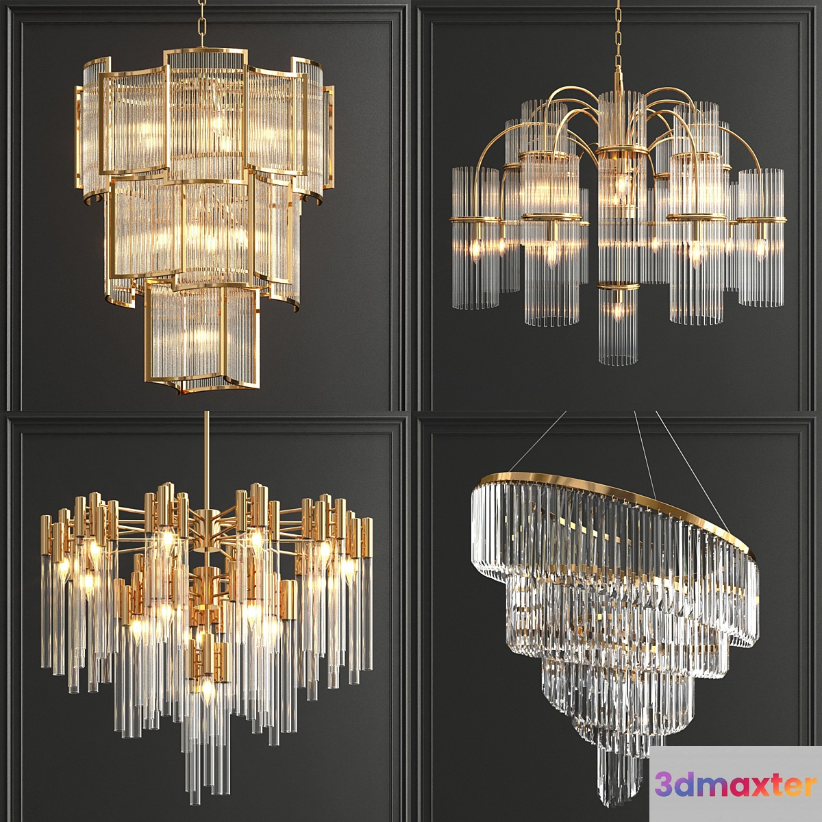 Collection of modern crystal chandeliers - No.2