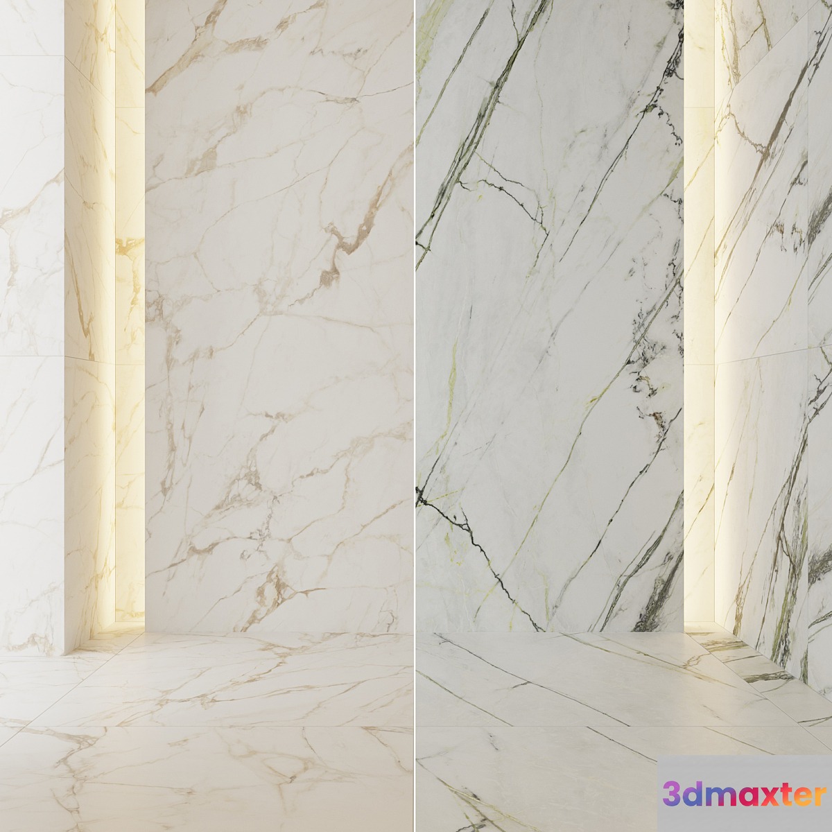 Urbatek xlight Calacatta 3D Max