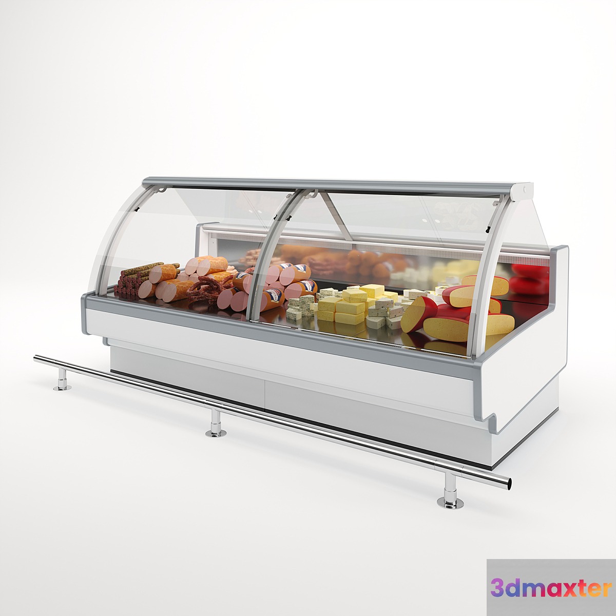 Refrigerated display case Aurora. 3D Max