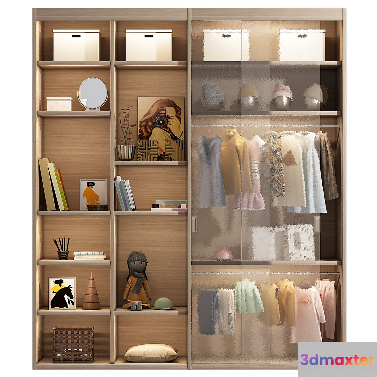 Wardrobe with decor 1