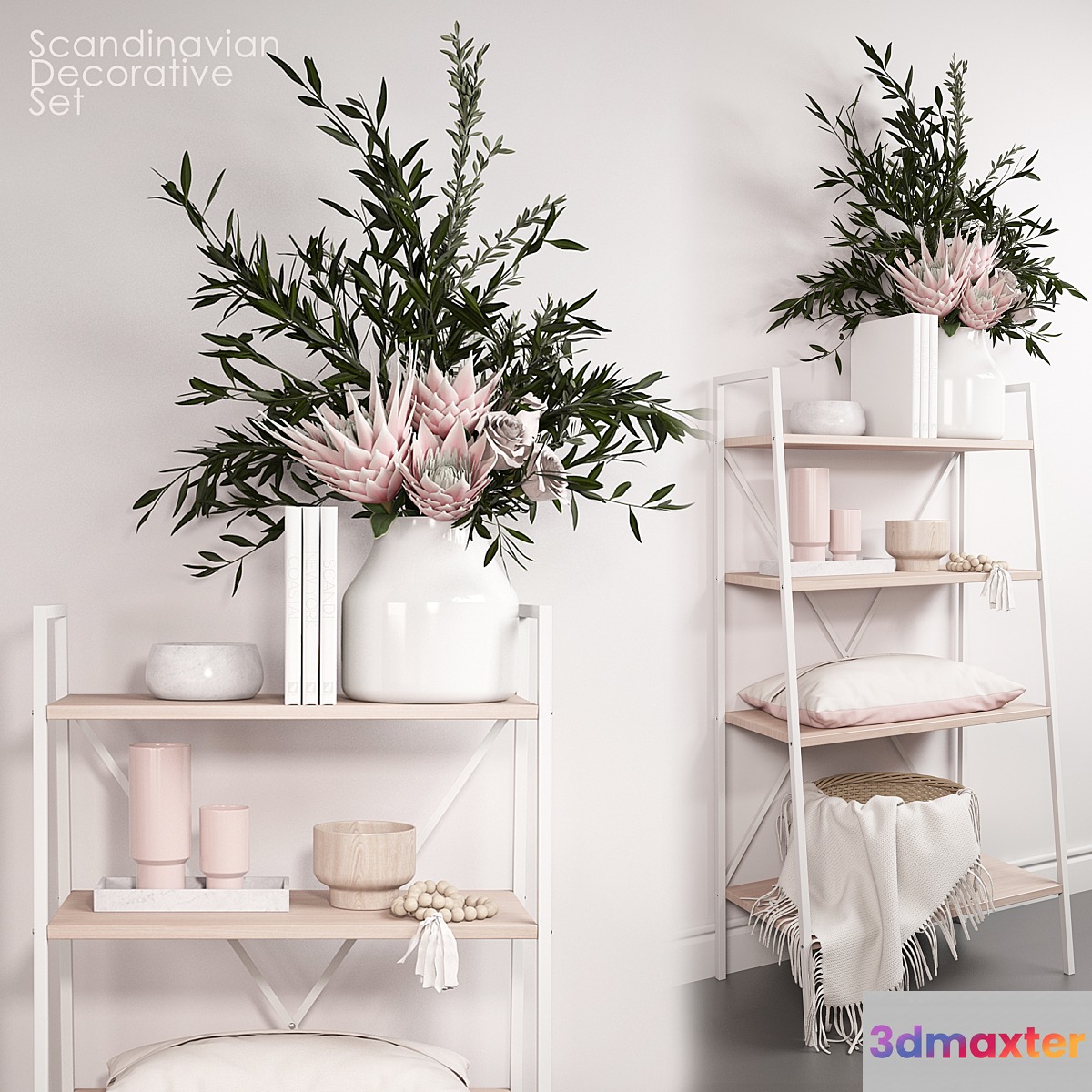 Scandinavian decorative set 3D Max