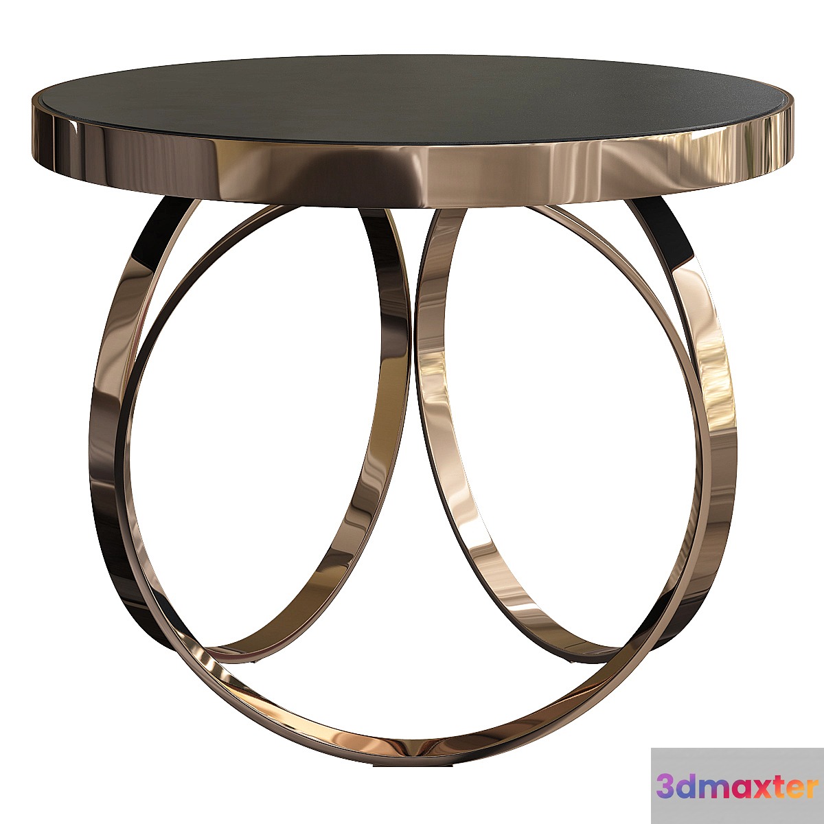 DOM Edizioni OTTOLINE GUERIDON CHROME SIDE TABLE 3D Max