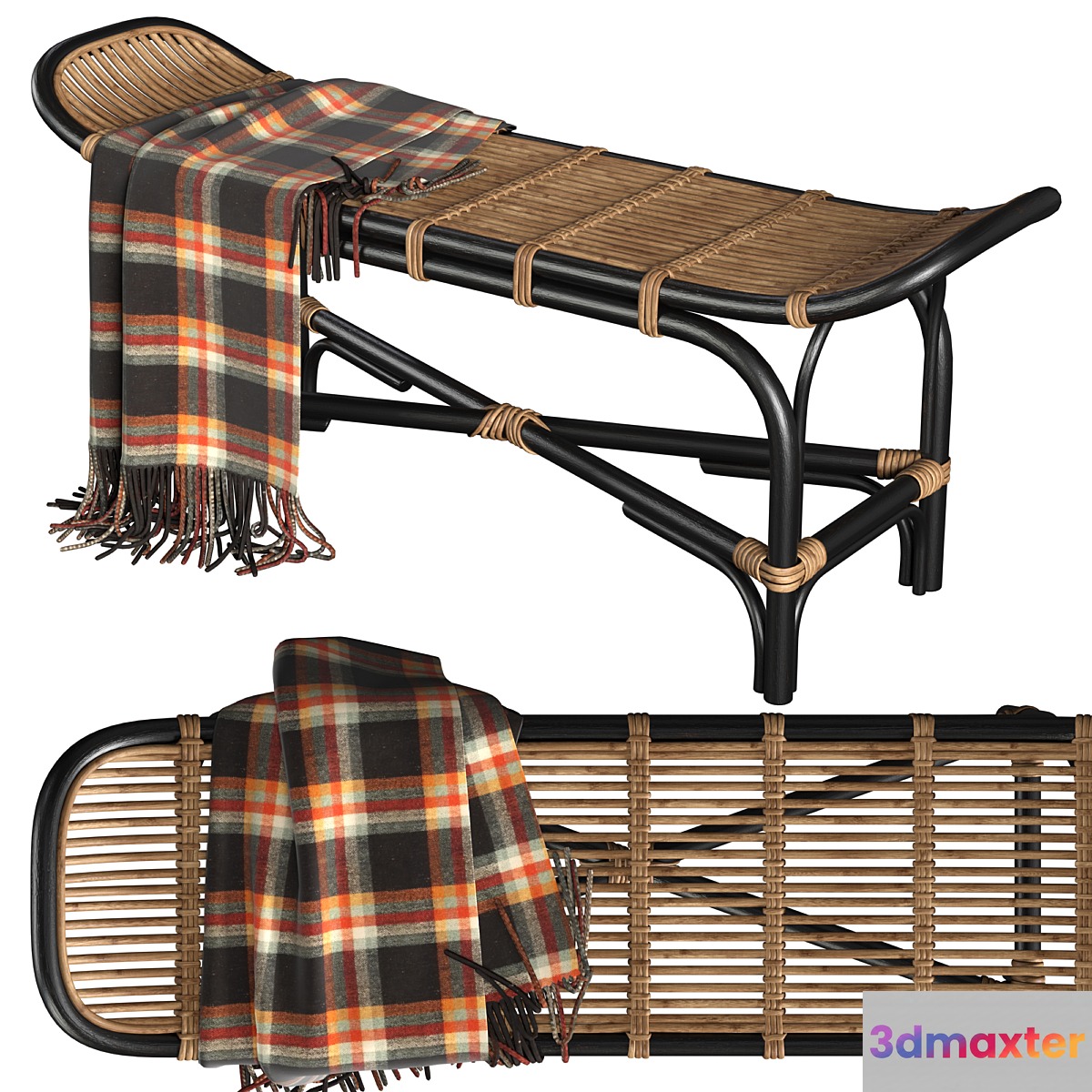 Bloomingville loue sofa rattan