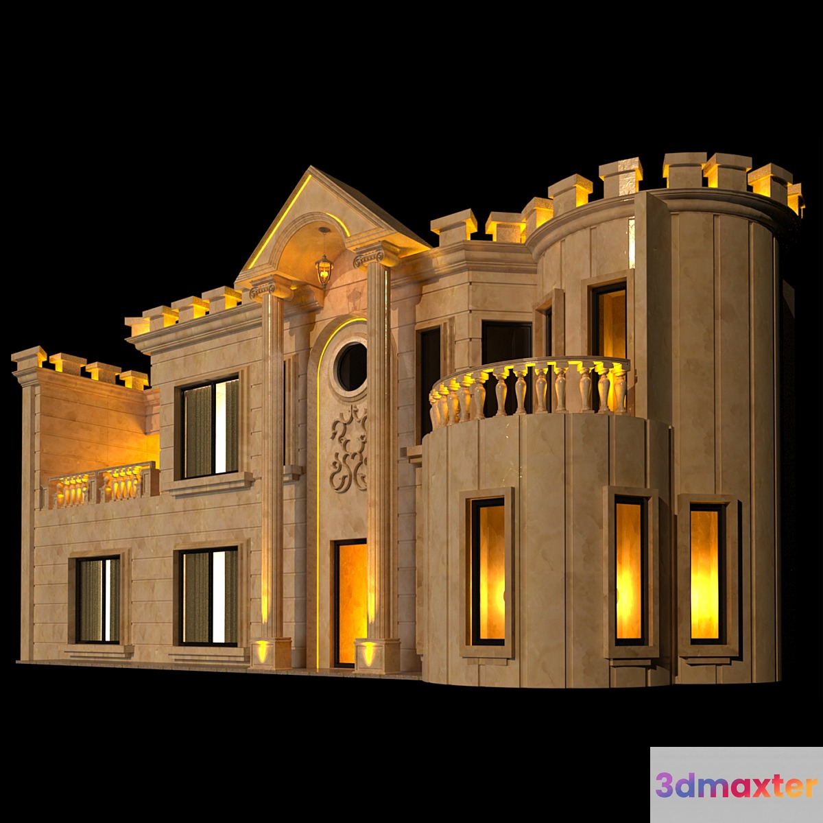 Classik building 3D Max