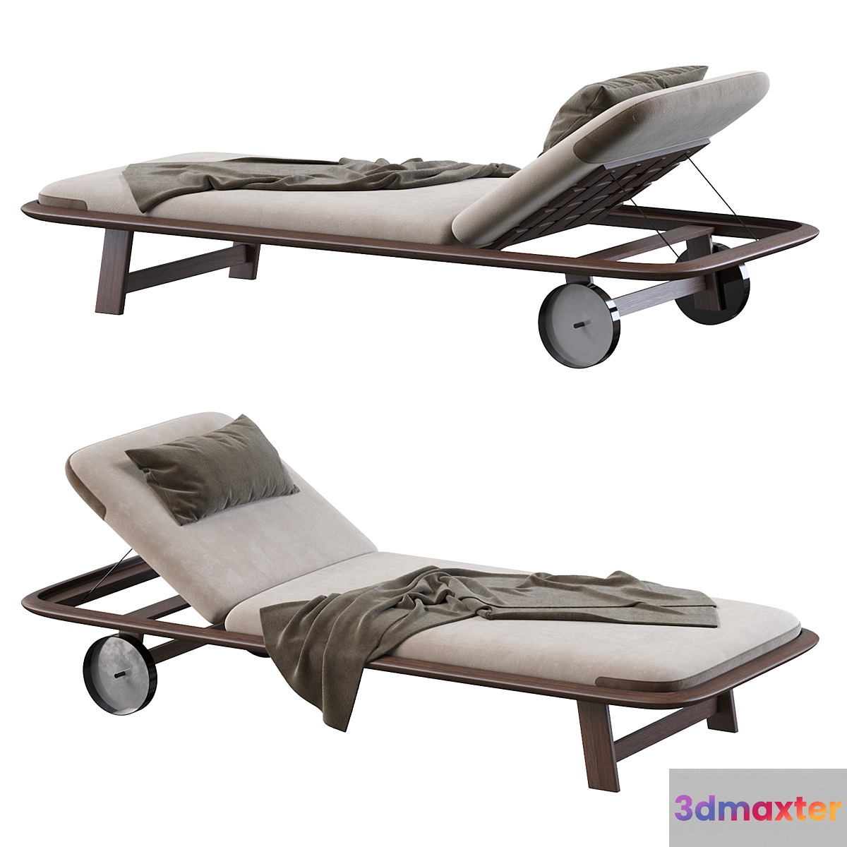 10th Tellaro Sun Lounger by Exteta 3D Max
