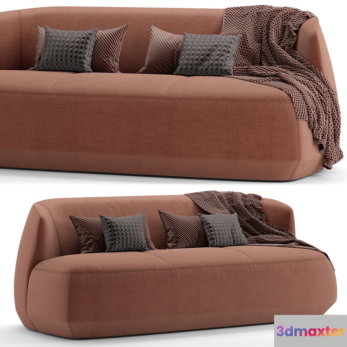 Kristalia BRIONI UP | 3 seater sofa 3D Max