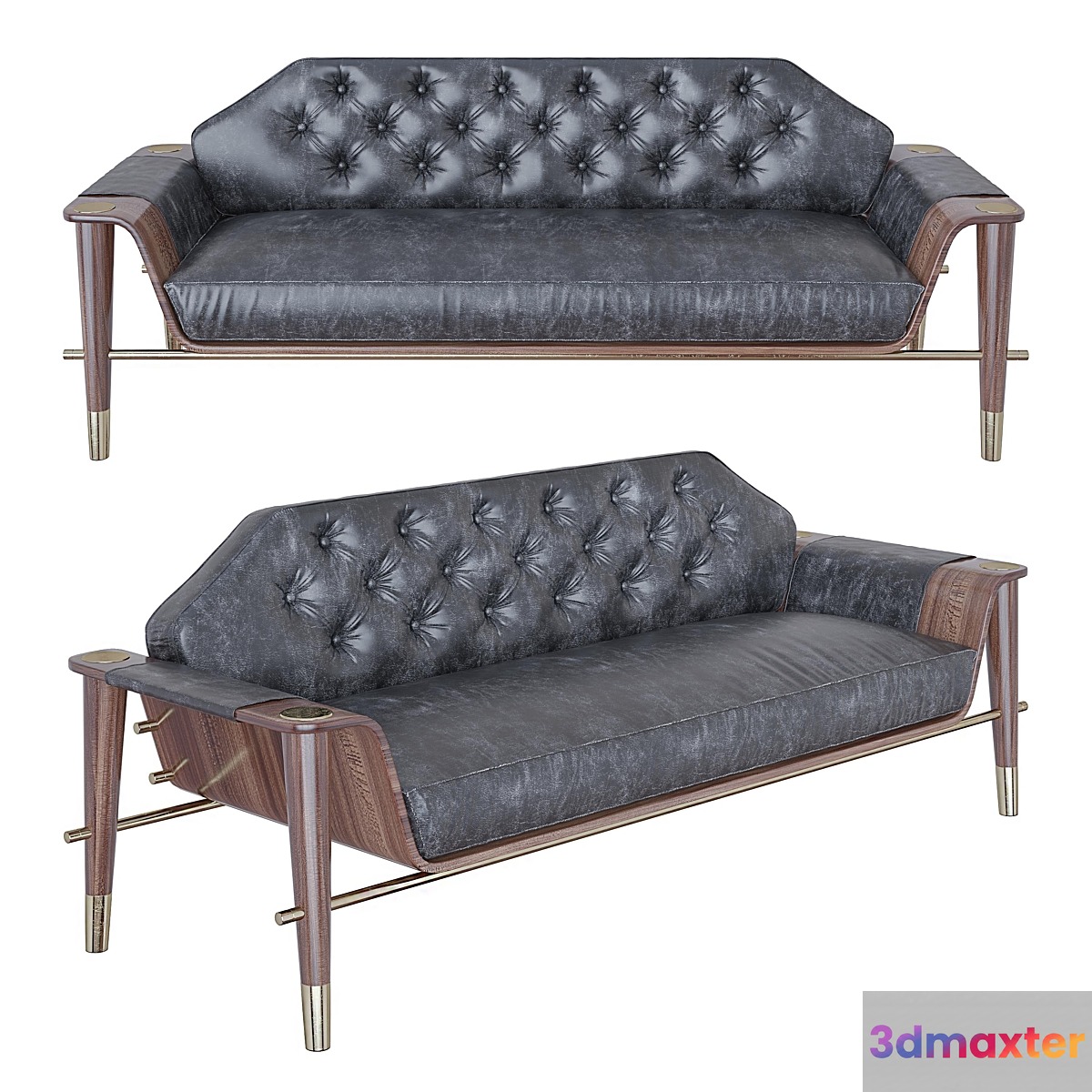 Sofa Curtis 3D Max