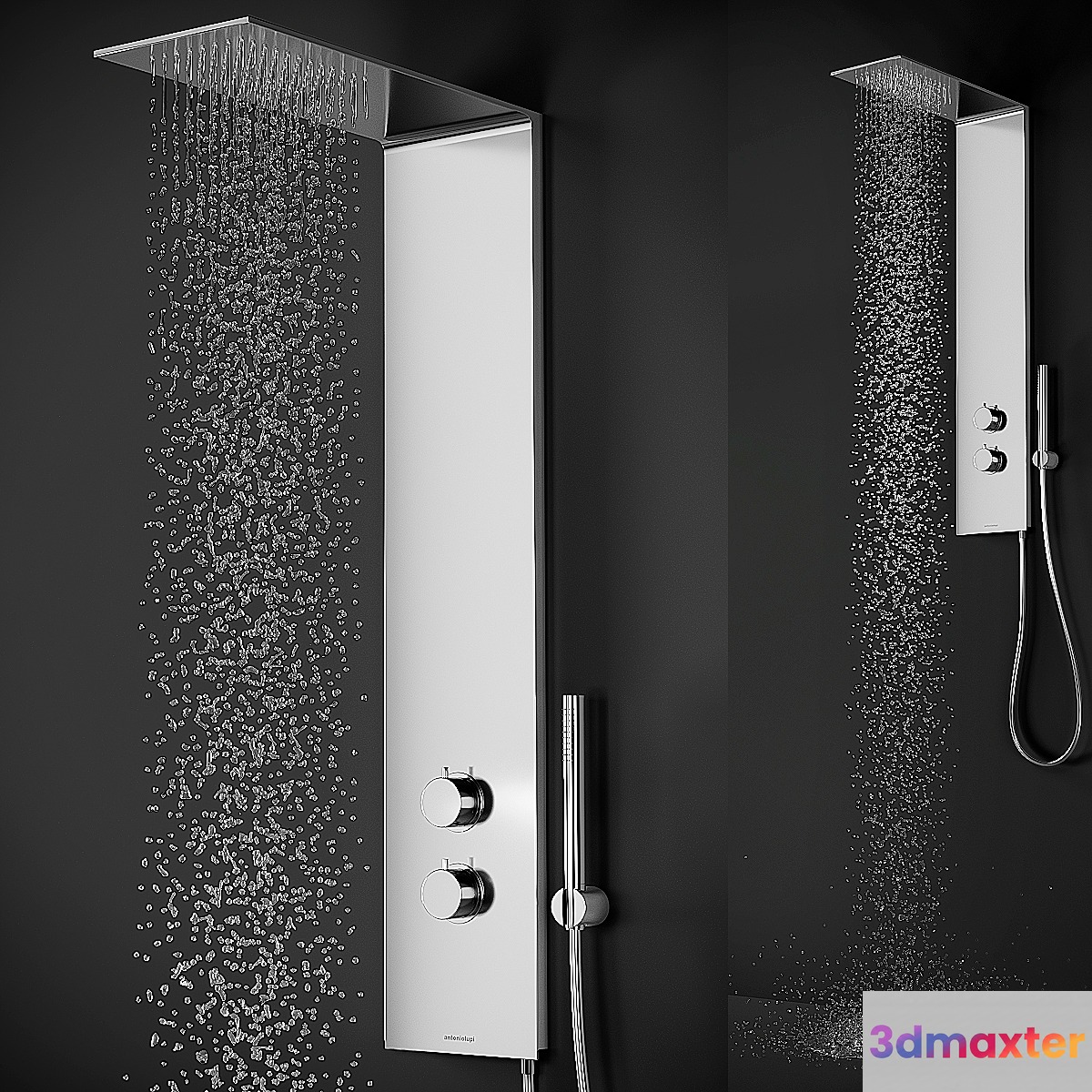 Shower system Antonio Lupi Vela 3D Max