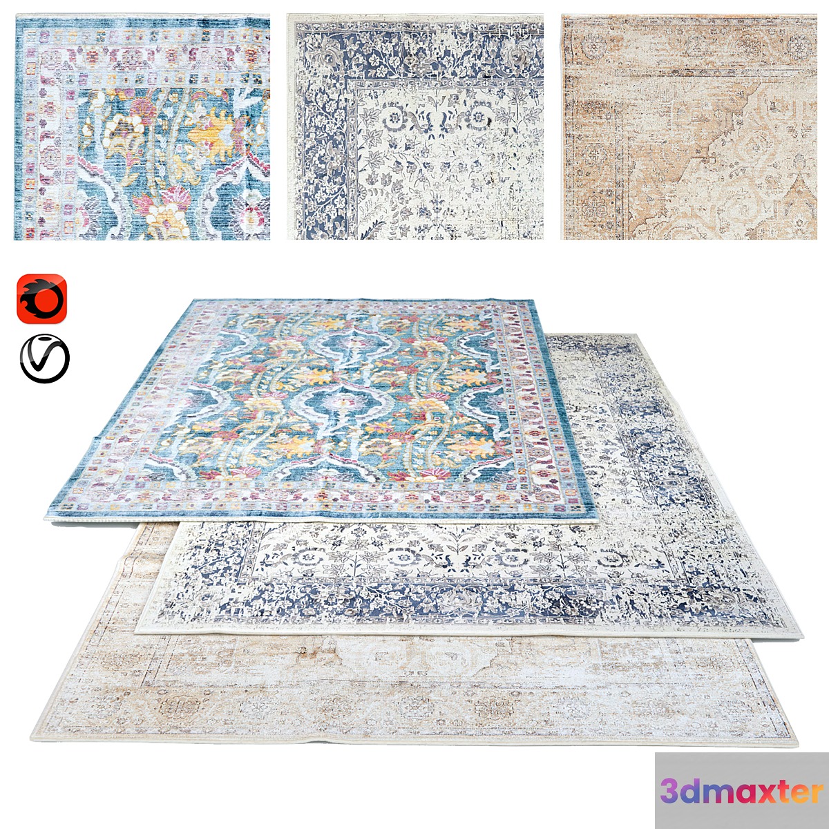 Zara Home Carpet Set 3D Max