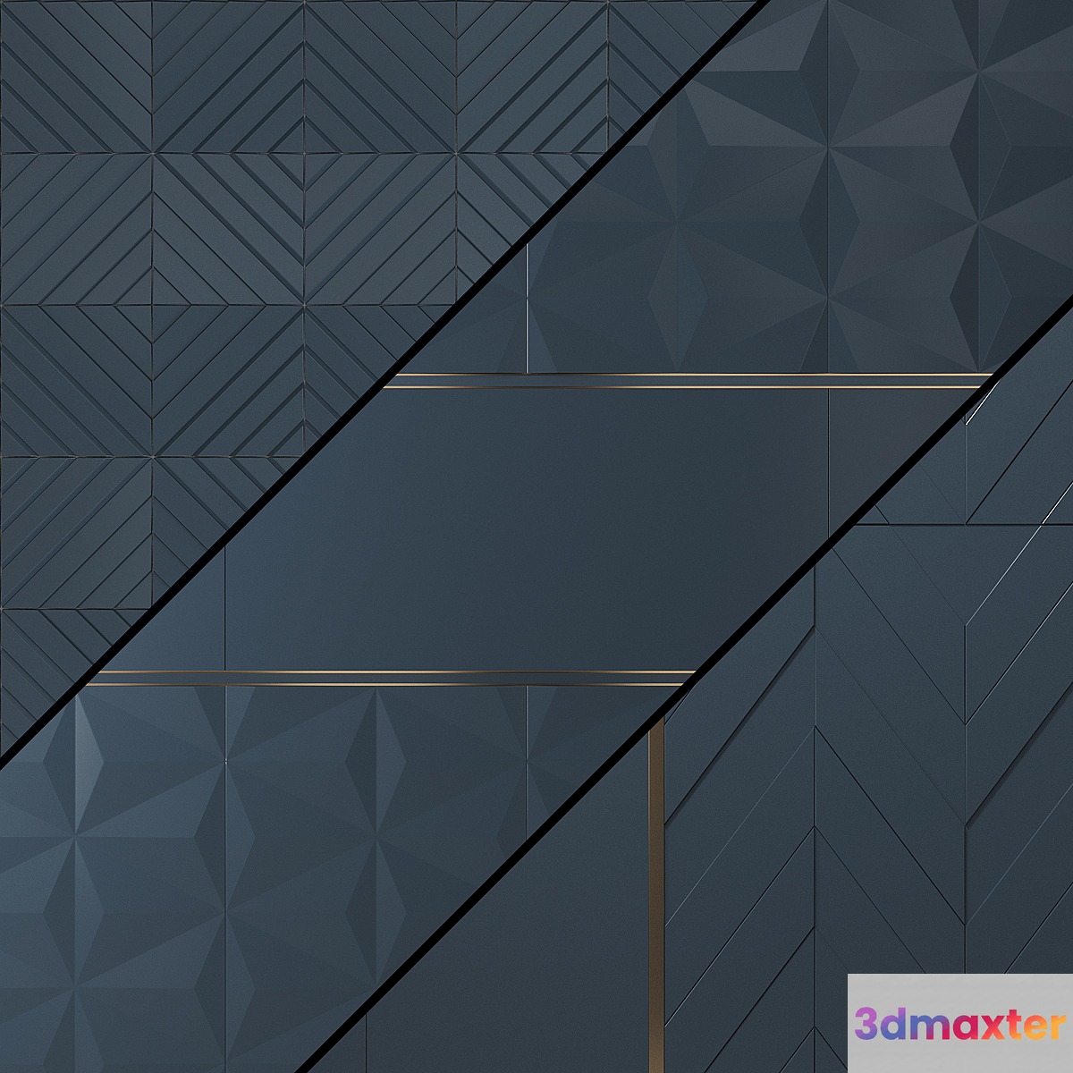 Marca Corona 4D Tile Collection - No.2 3D Max
