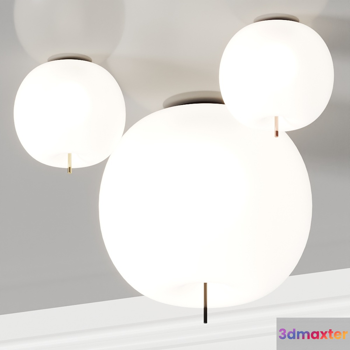 Kundalini Kushi Ceiling Lamps 3D Max