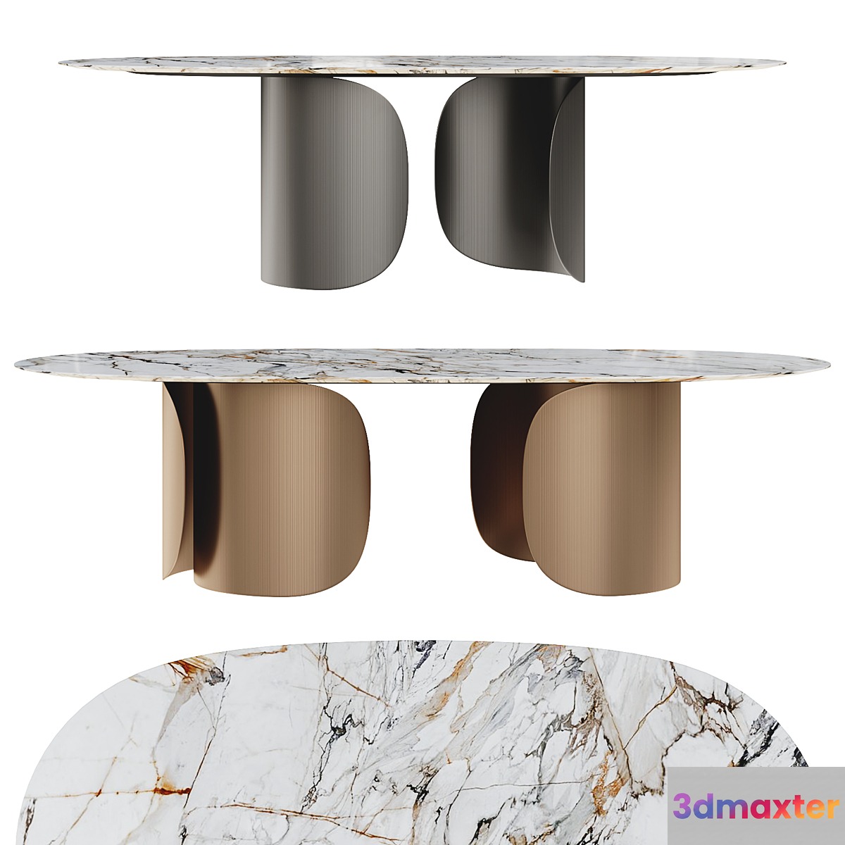 Opera-OSCAR-ovale-Dining Table set - No.4