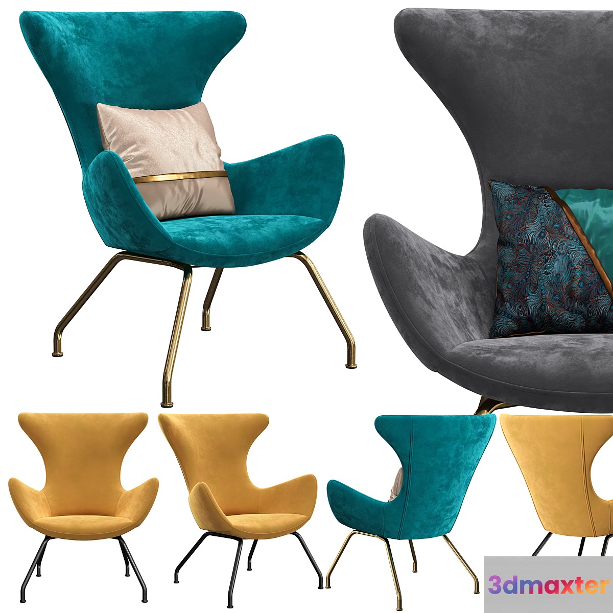 Armchair Vanda 3D Max