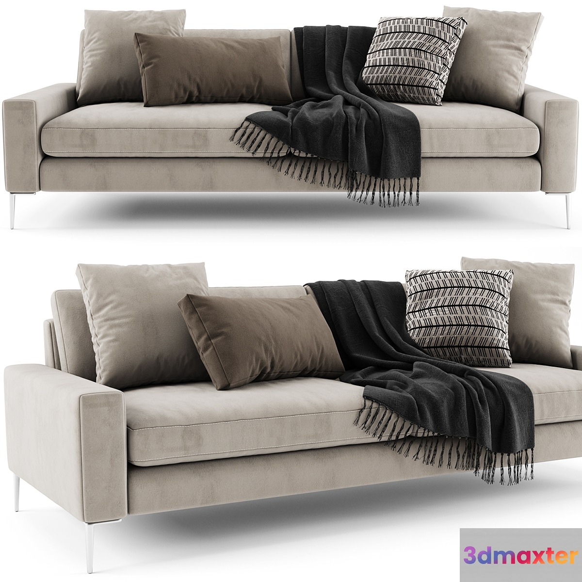 Article nova sofa 3D Max