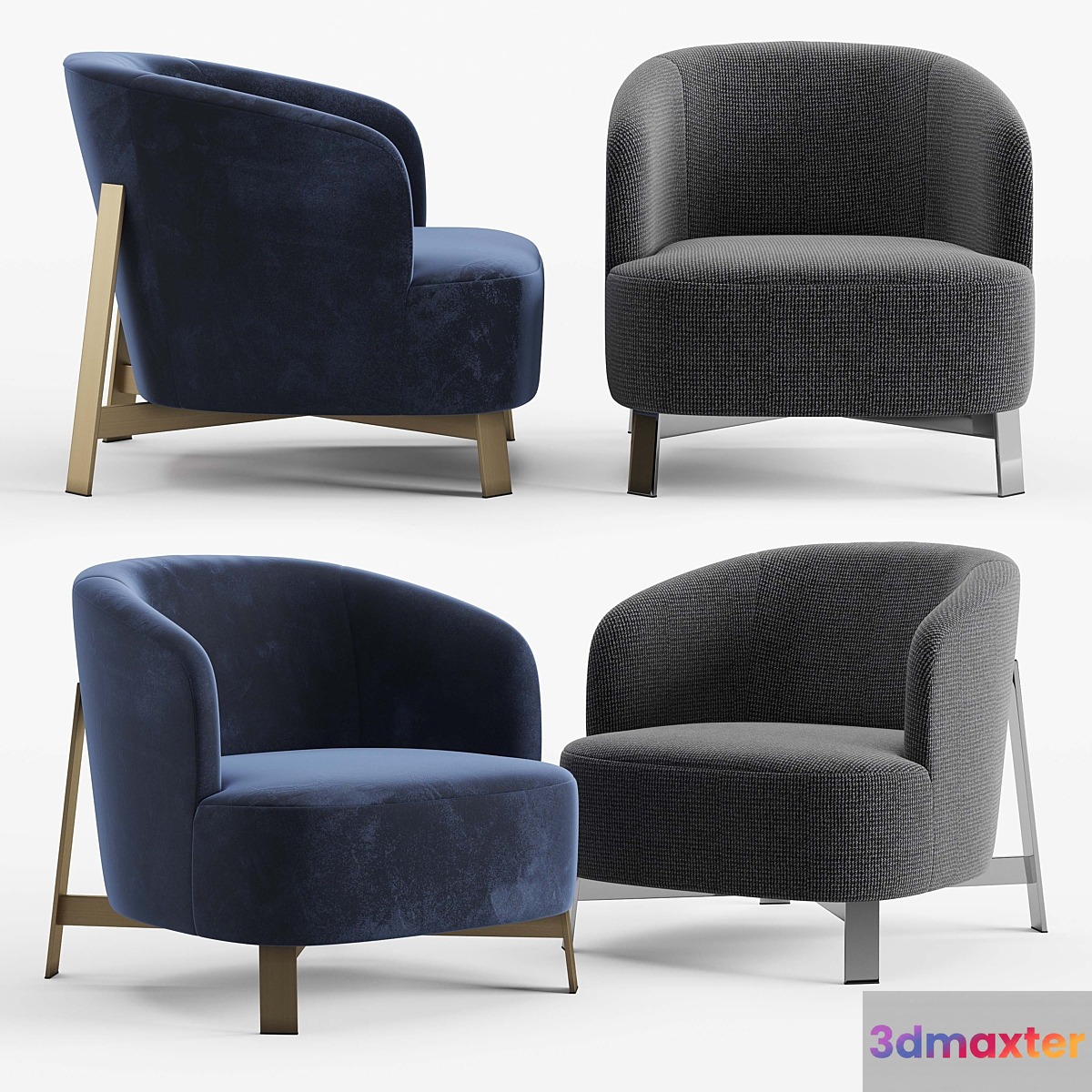 Porada copine steel armchair - No.3