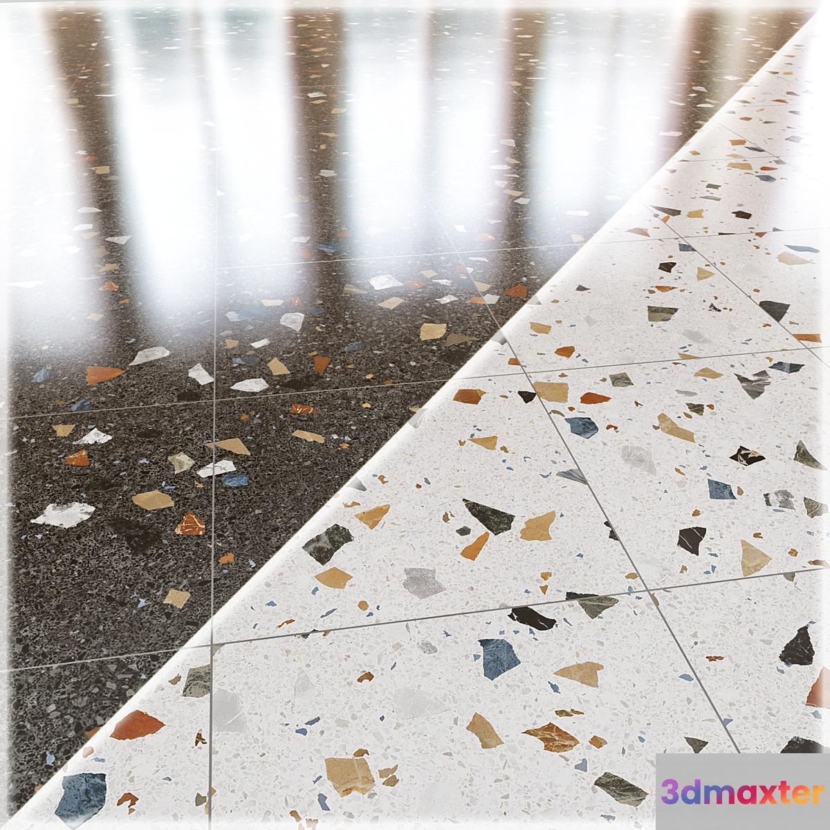 Stracciatella tile 3D Max