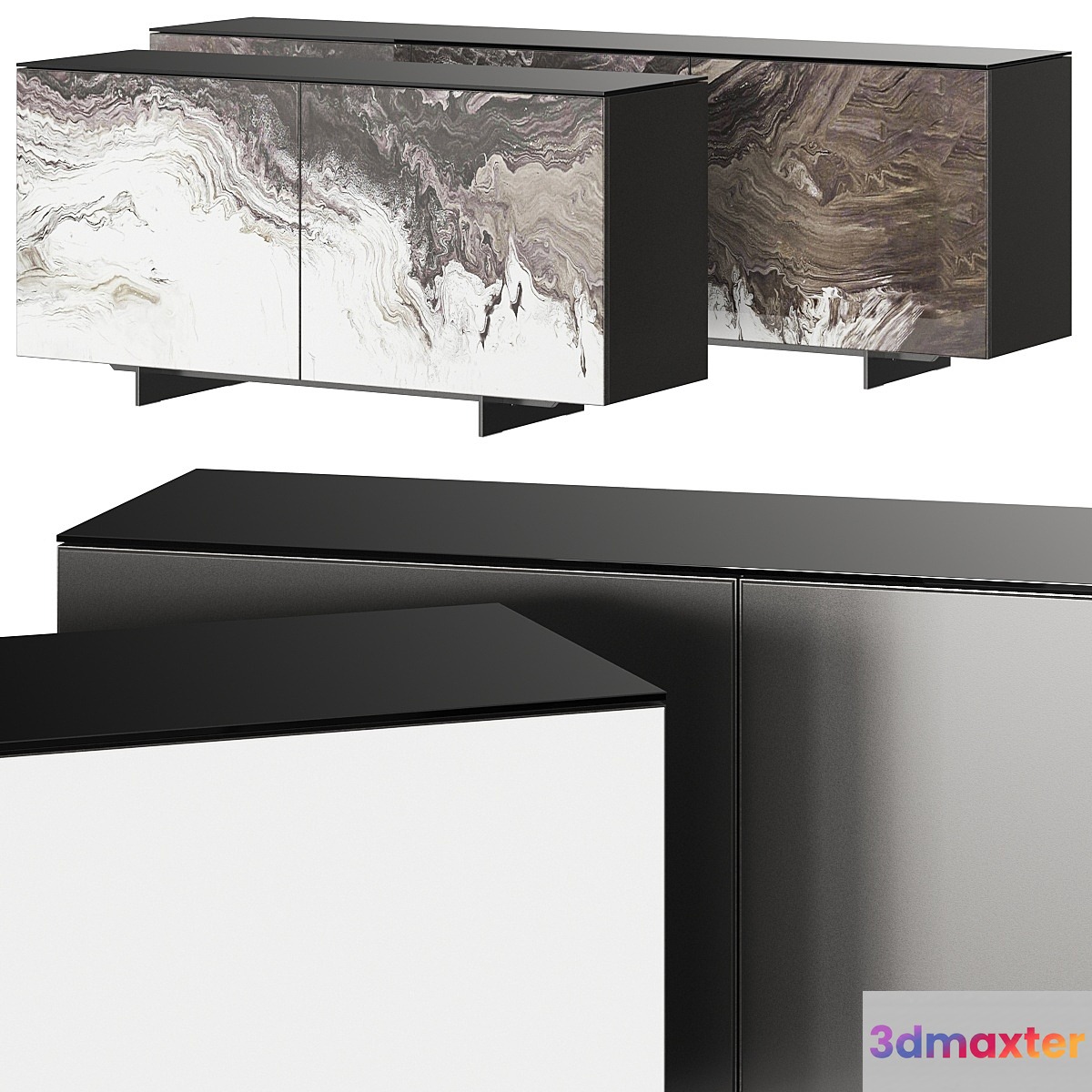 Cattelan Italia Futura Crystalart Sideboards - No.2