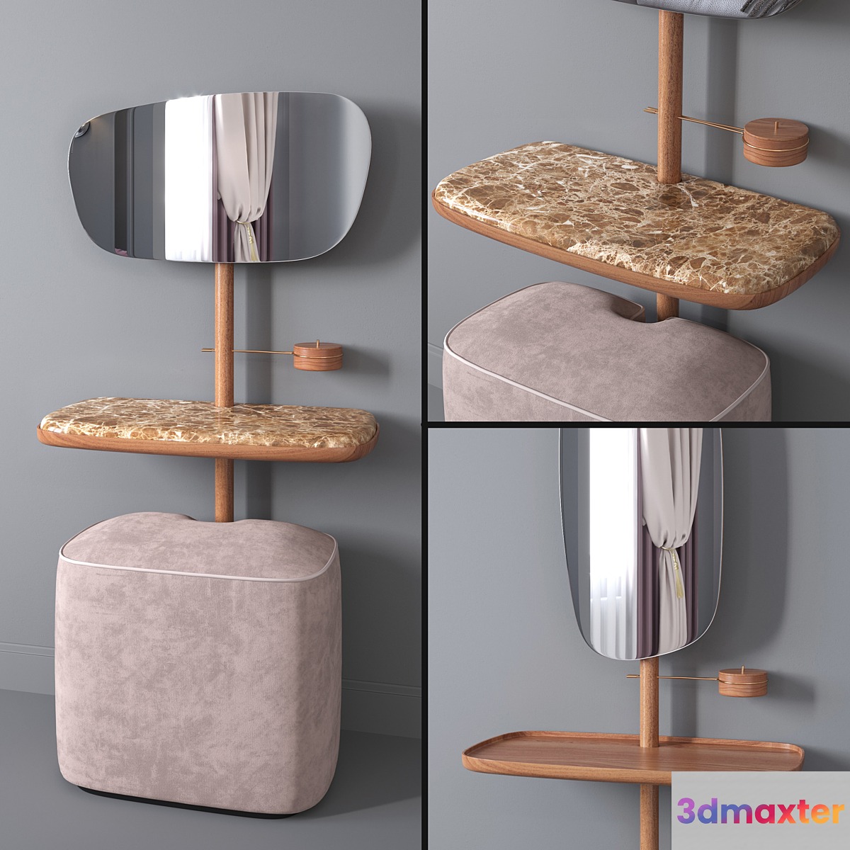 Nomon tocador 3D Max