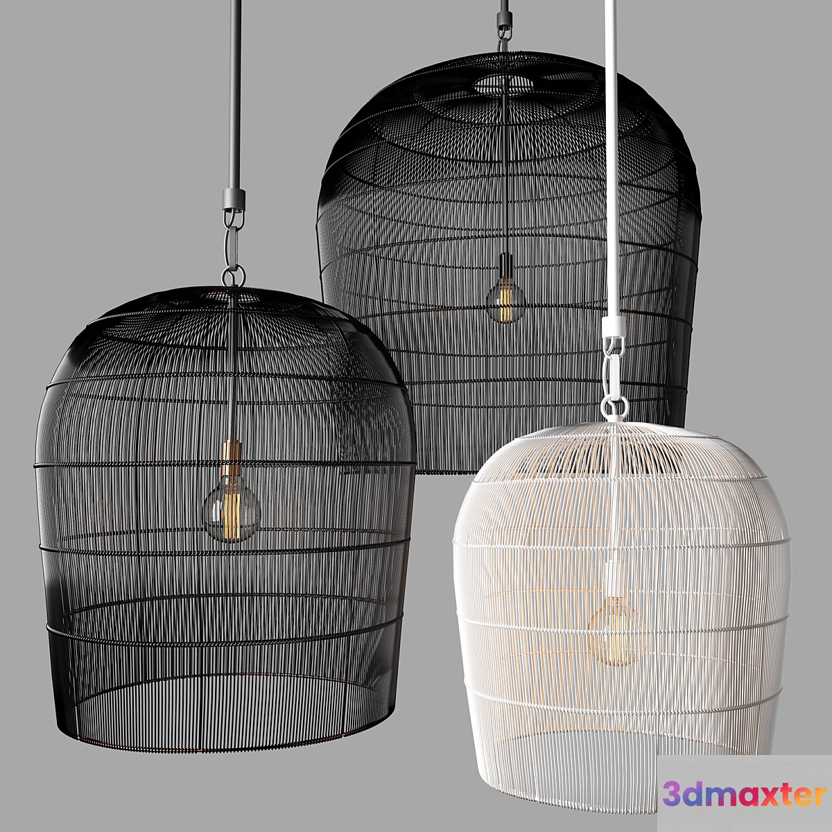 Rh cabrillo pendant 3D Max