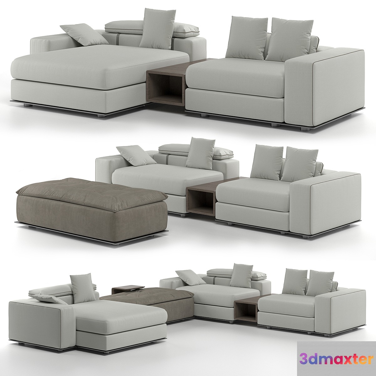 Sofa Fendi Casa Belt Tight 3D Max