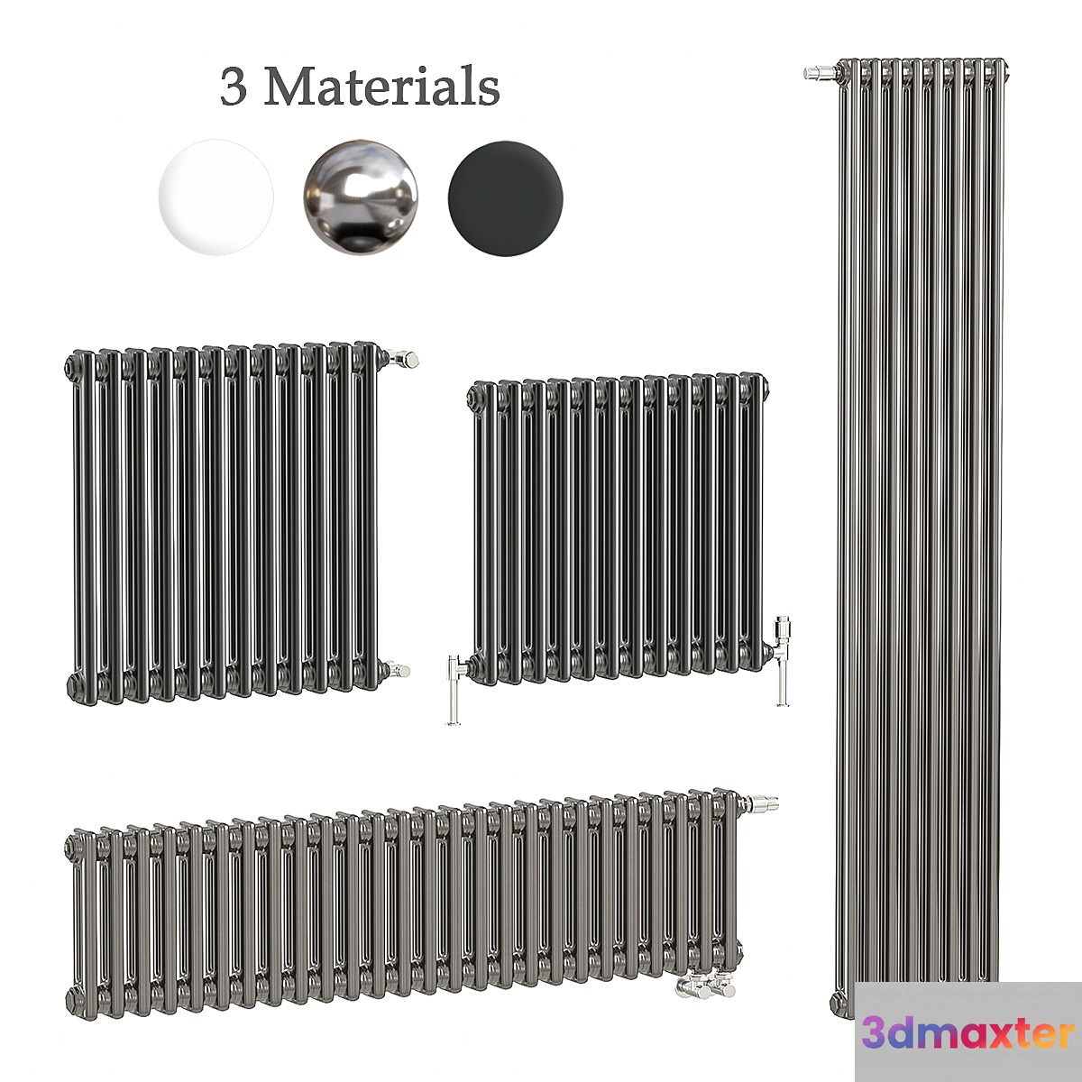Radiator Zehnder Charleston 3D Max