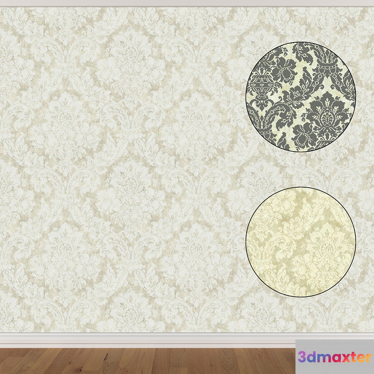 Wallpaper Set 989 (3 colors) 3D Max