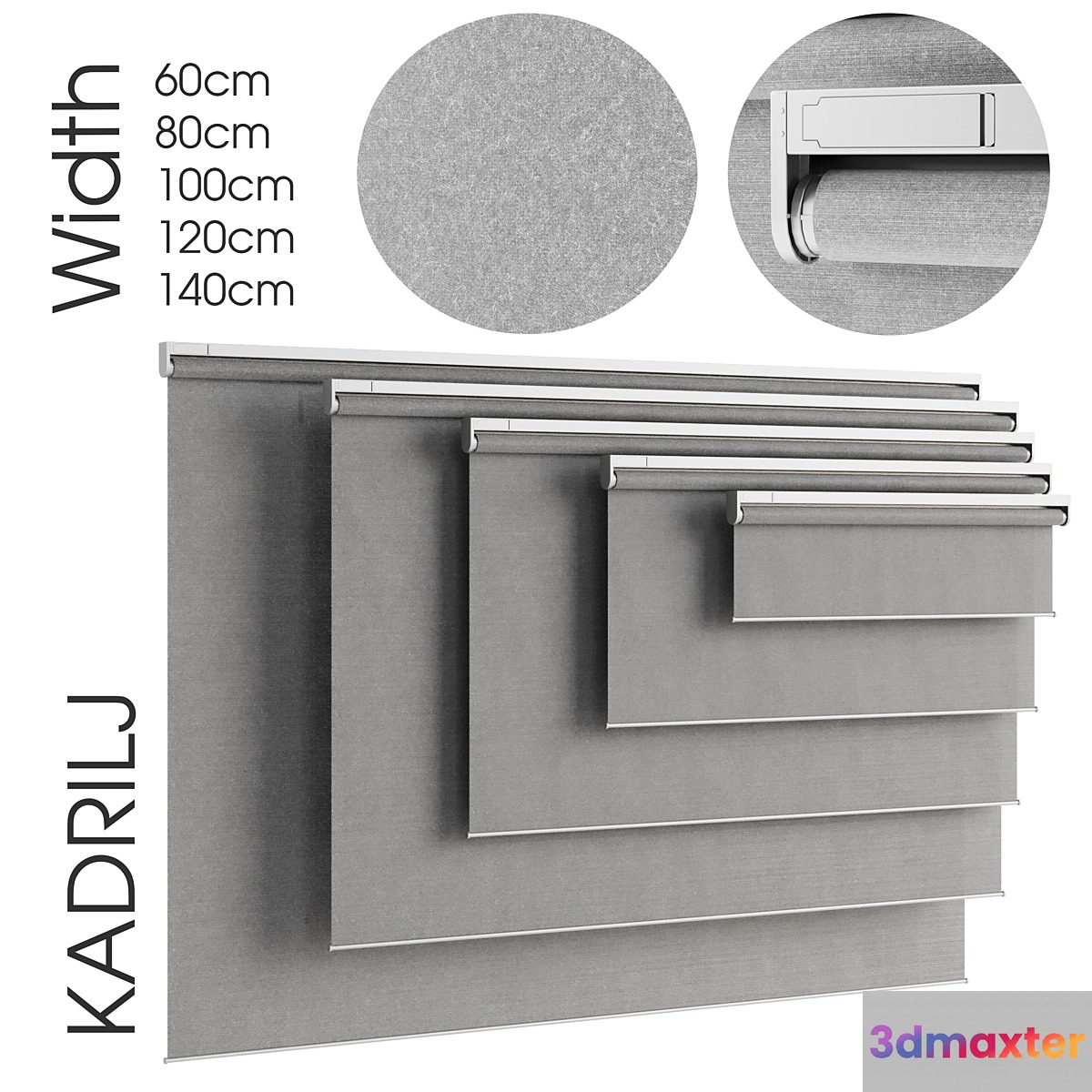 KADRILJ .Roller blind - No.3