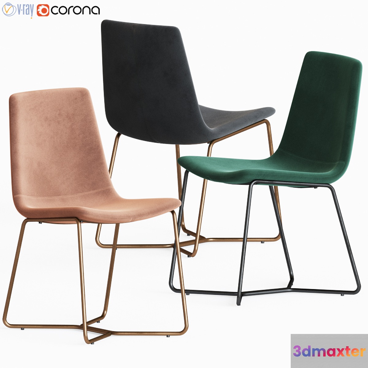 Slope Upholstered Dining Chair