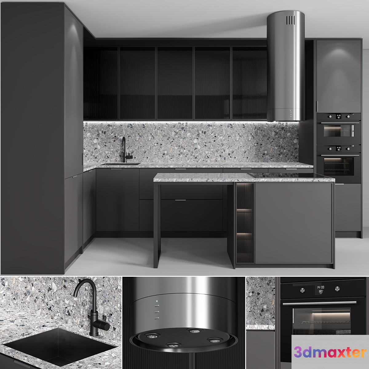 Kitchen No. 6 3D Max
