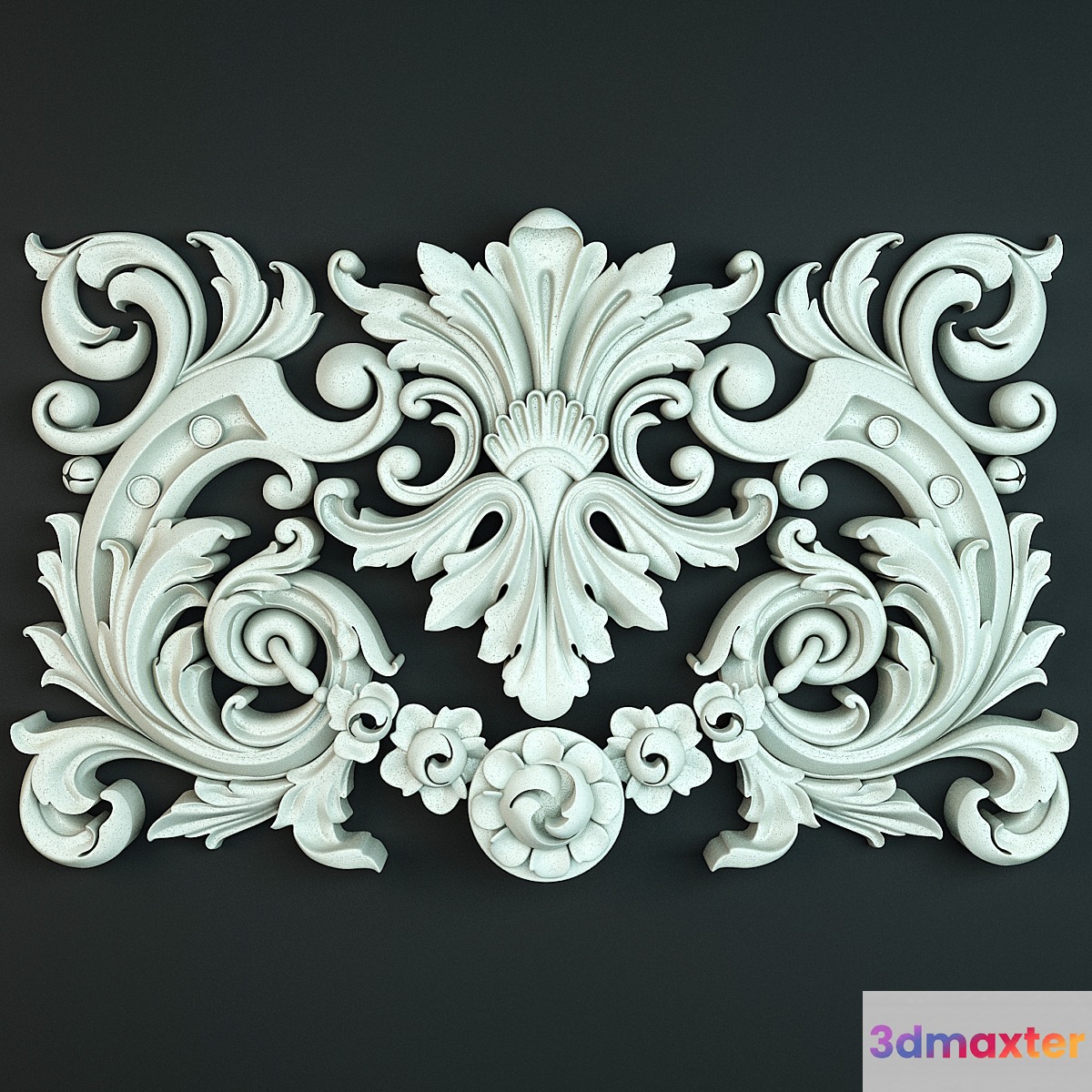 Floral Ornament 3D Max