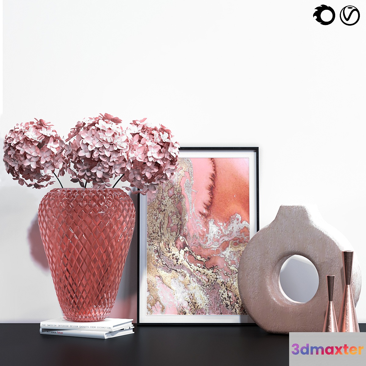decorative set 004 3D Max