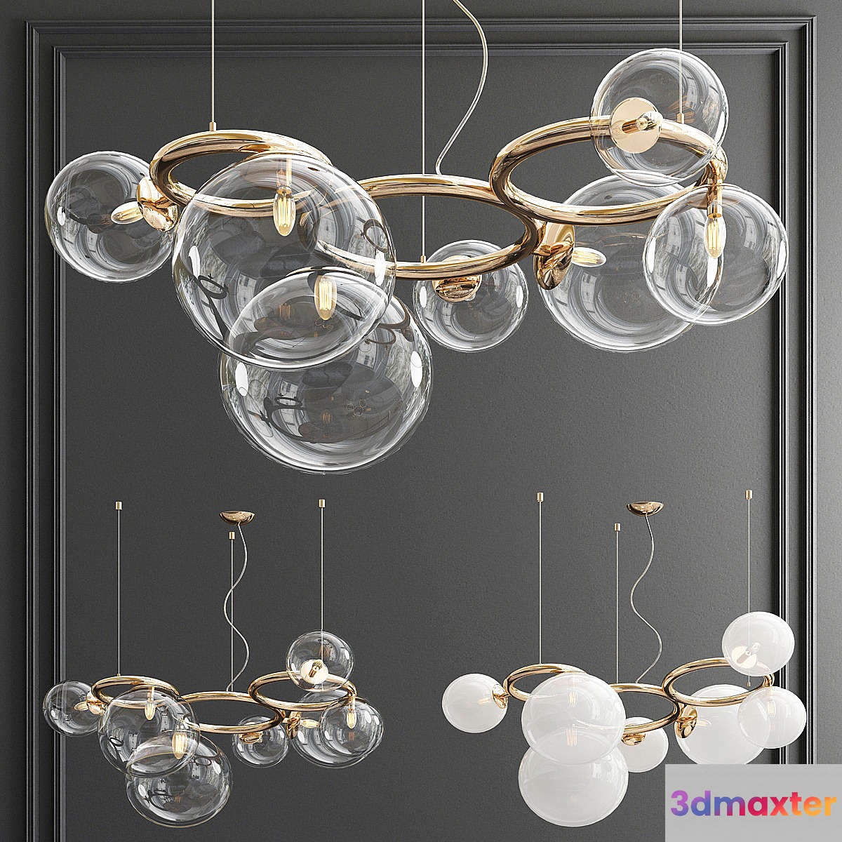 Puppet Ring Chandelier by Vistosi - No.2