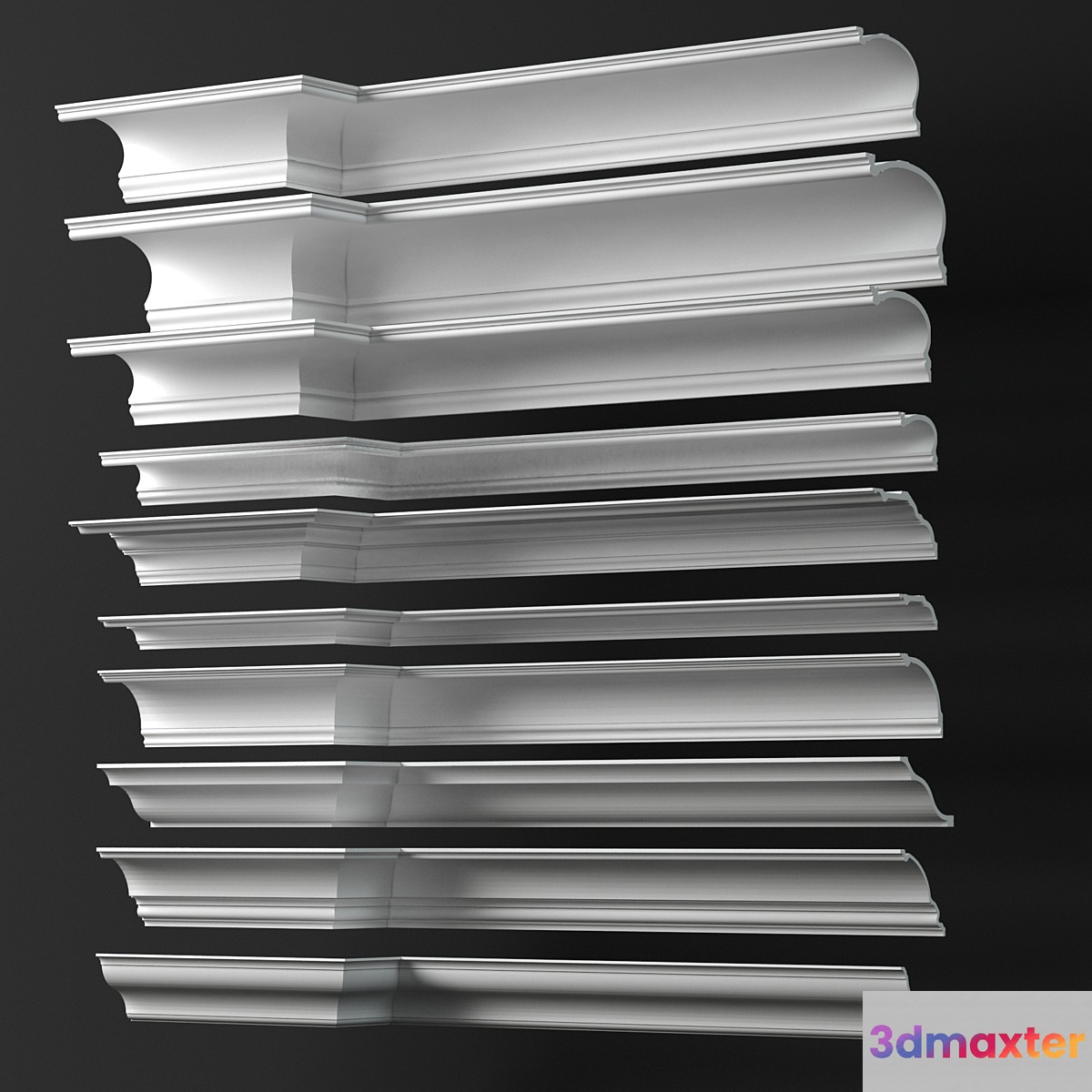 Collection of Cornices - Orac Decor p.7 3D Max