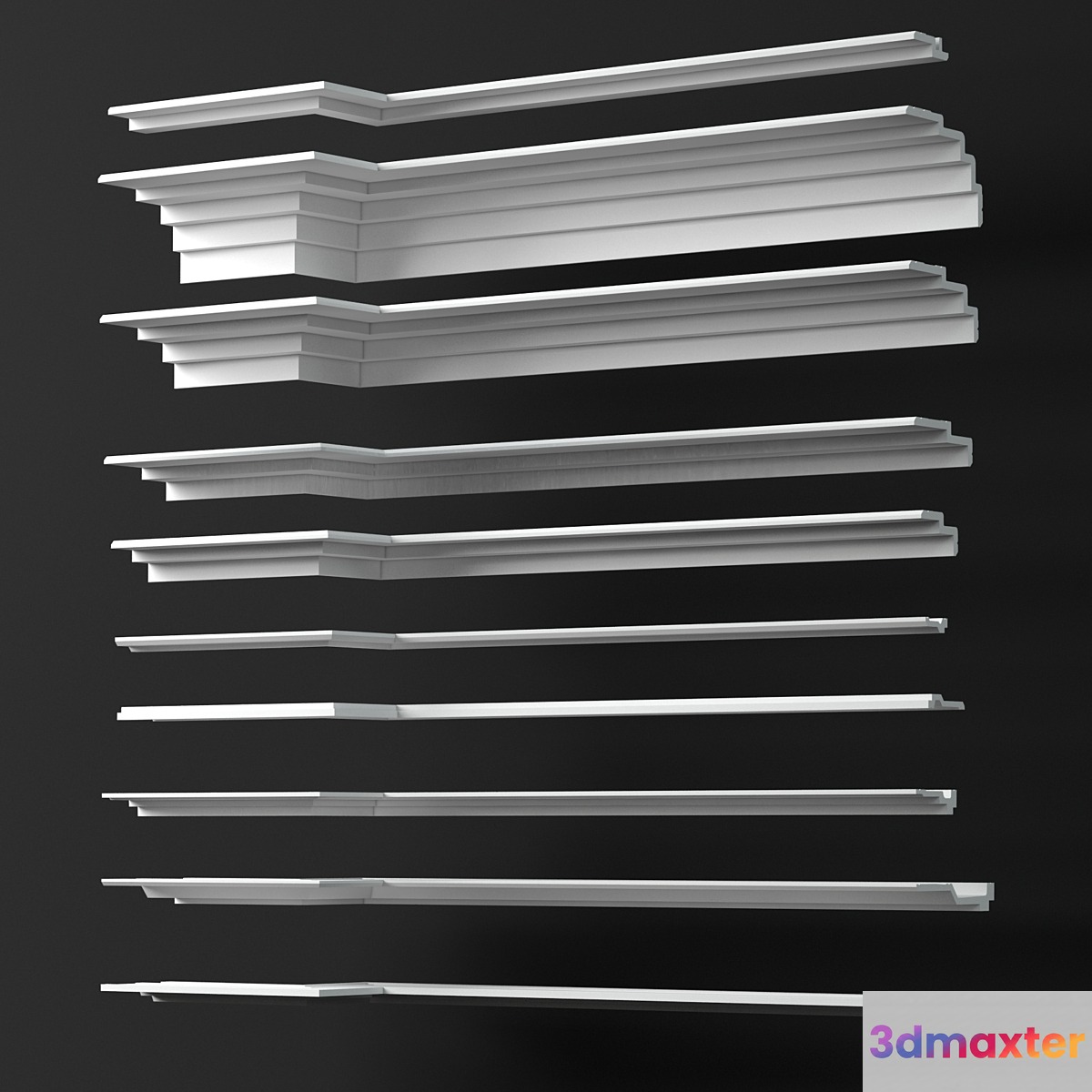 Collection of Cornices - Orac Decor p.8 3D Max