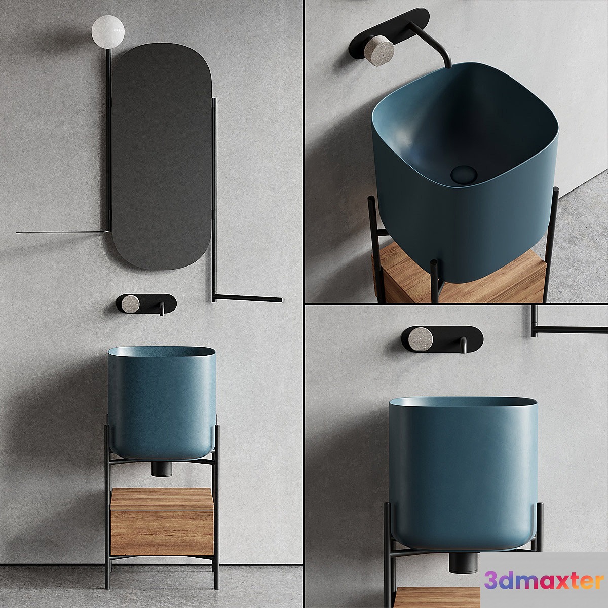 Scarabeo Ceramiche Diva Floor-standing Vanity Unit Set 2 - No.2