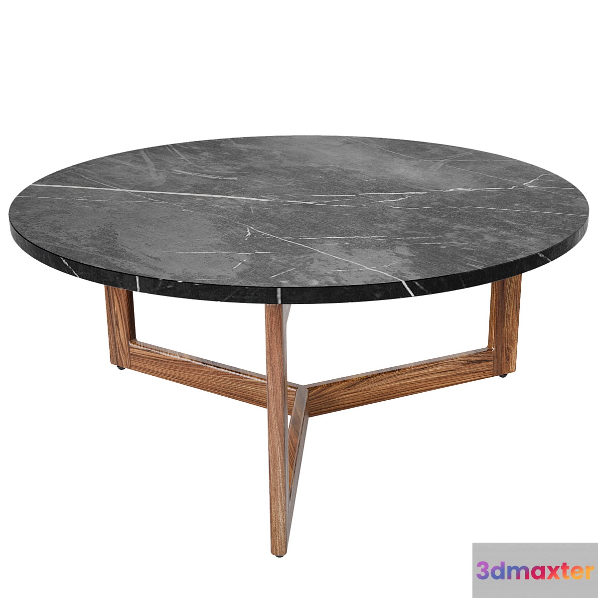 MARBLE & WOOD COFFEE TABLE