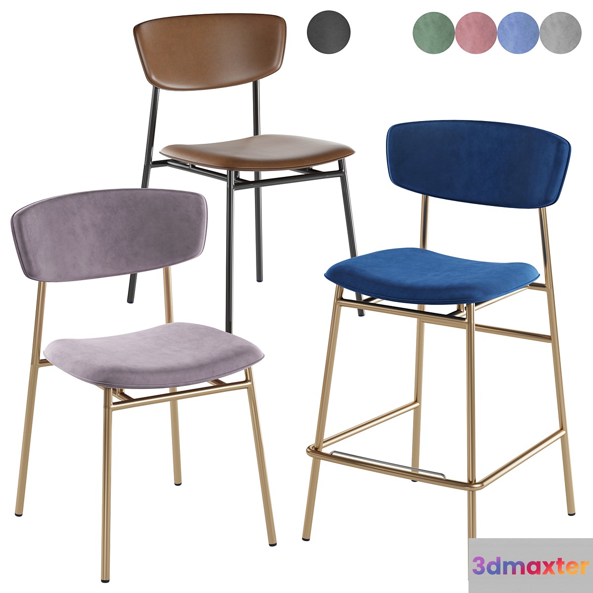 Calligaris Fifties chair barstool - No.3