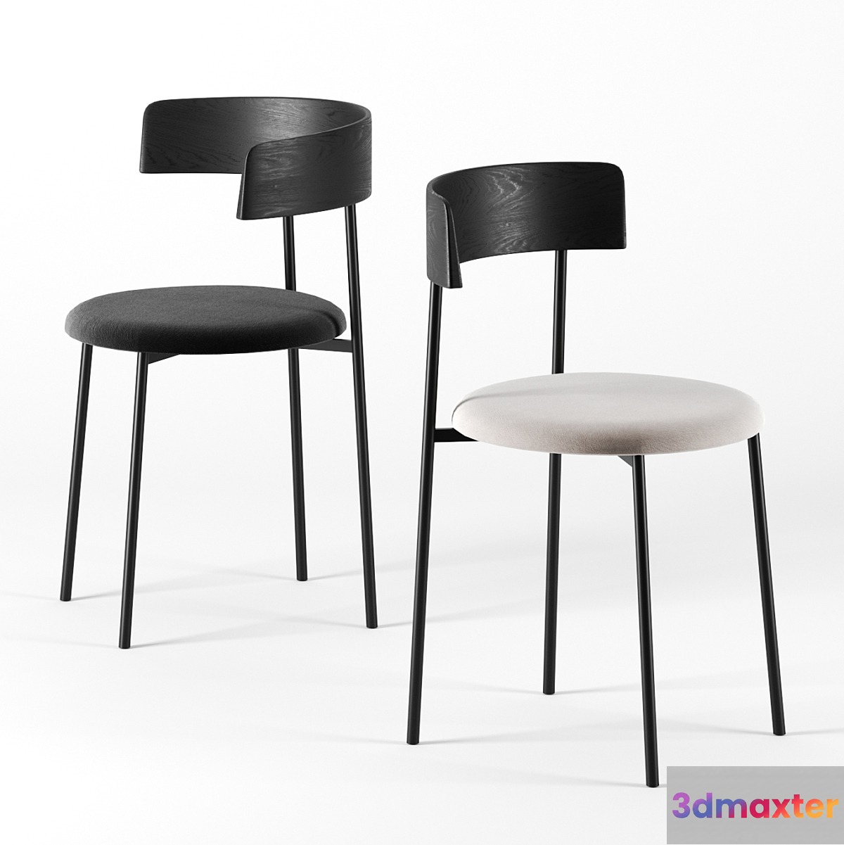 FRIDAY chairs by Fest 3D Max