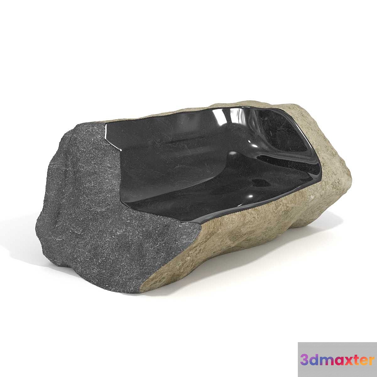 Choi Byung Hoon afterimage of beginning basalt sofa bench seating stone 3D Max