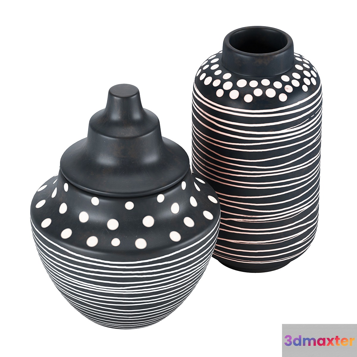 ZUO Modern Niger Vases 3D Max