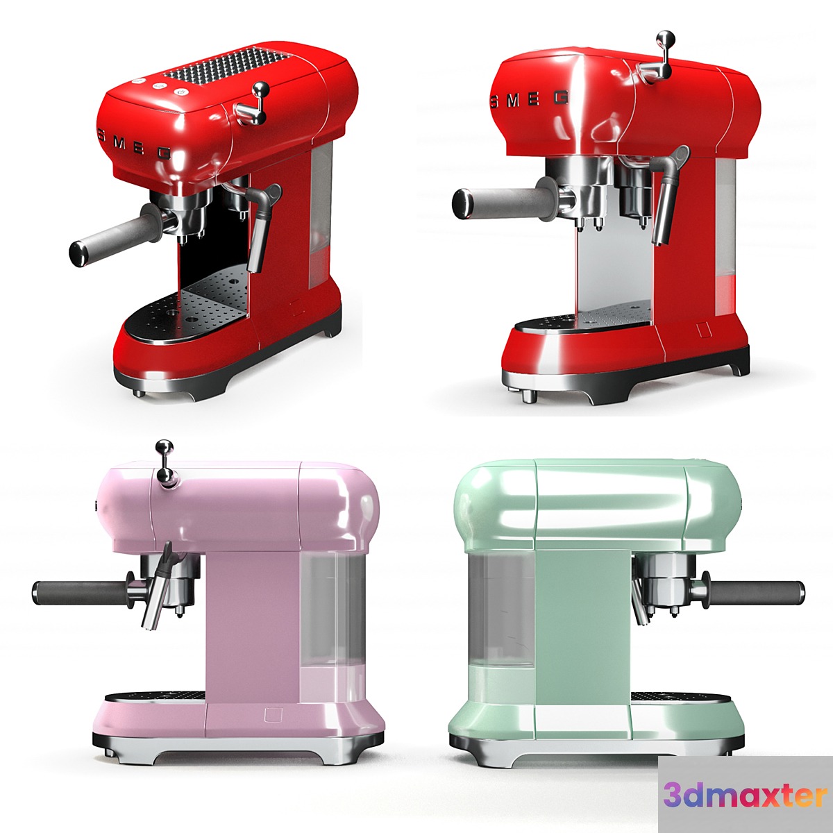 Smeg Espresso Coffee Machine - No.2 3D Max