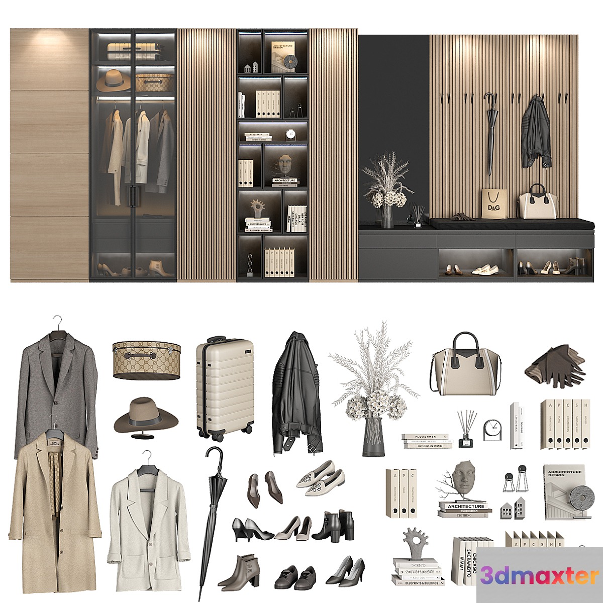 Furniture composition for the hallway 99 part 1