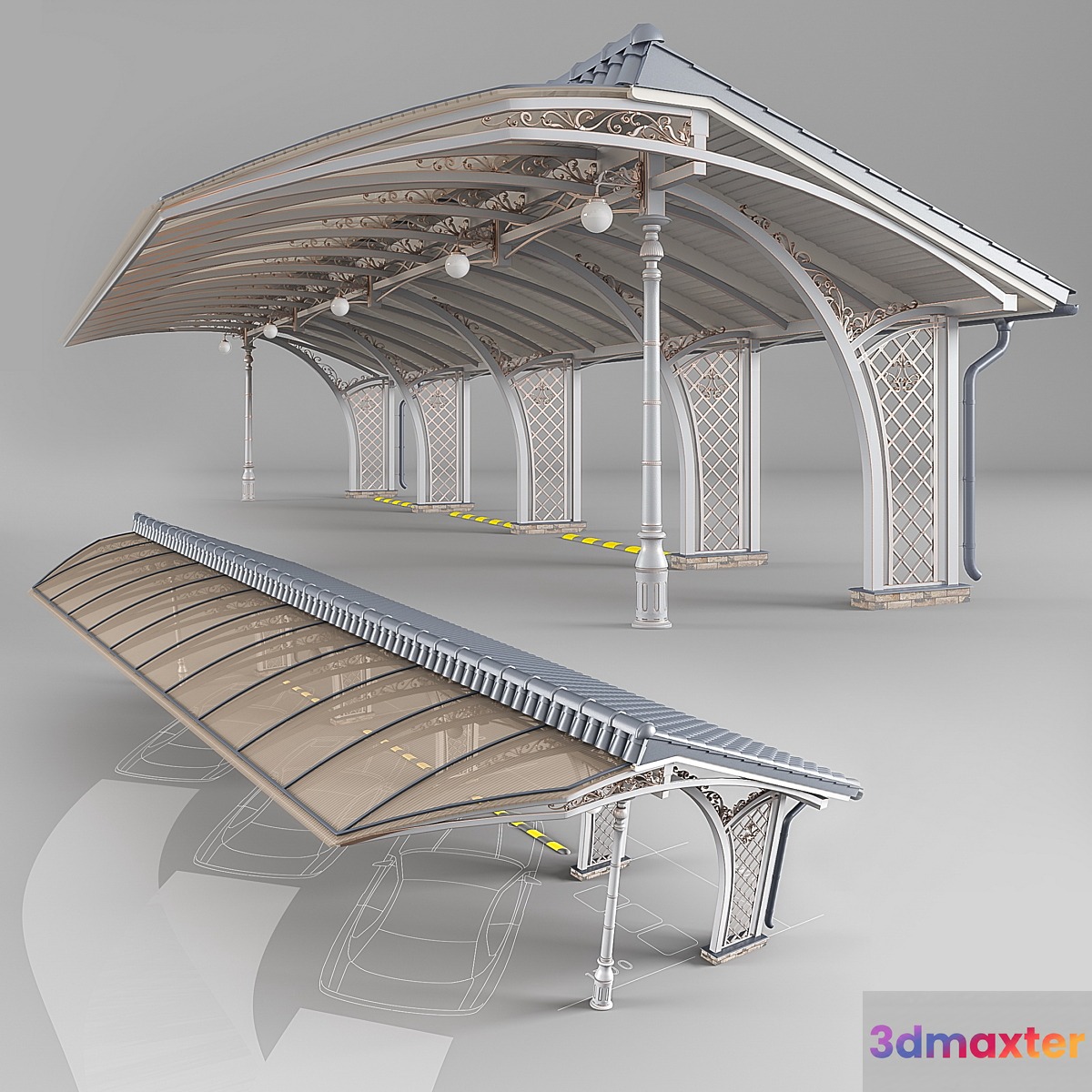 Carport 3D Max
