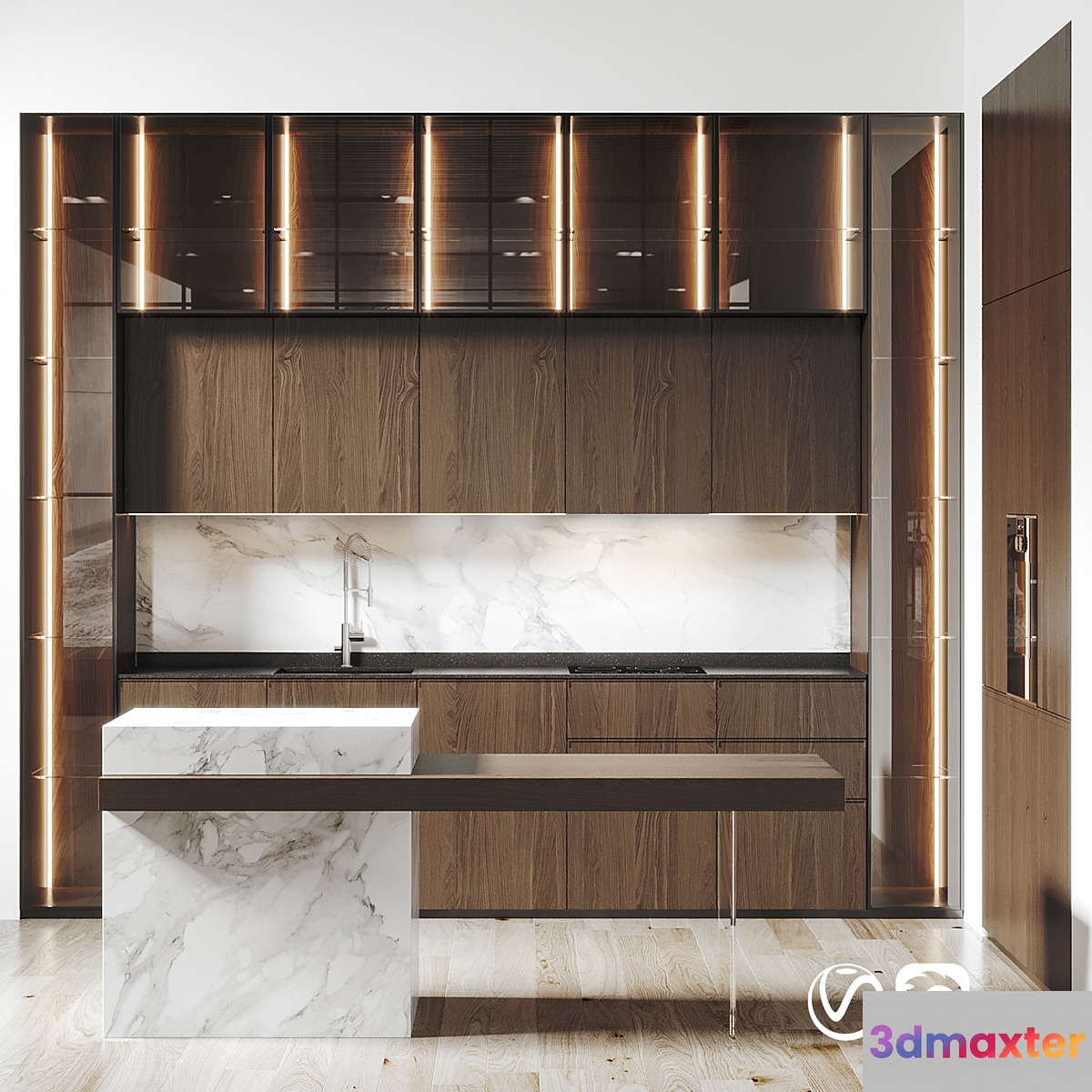 Kitchen 079 380x300H-Cabinet 185x300H