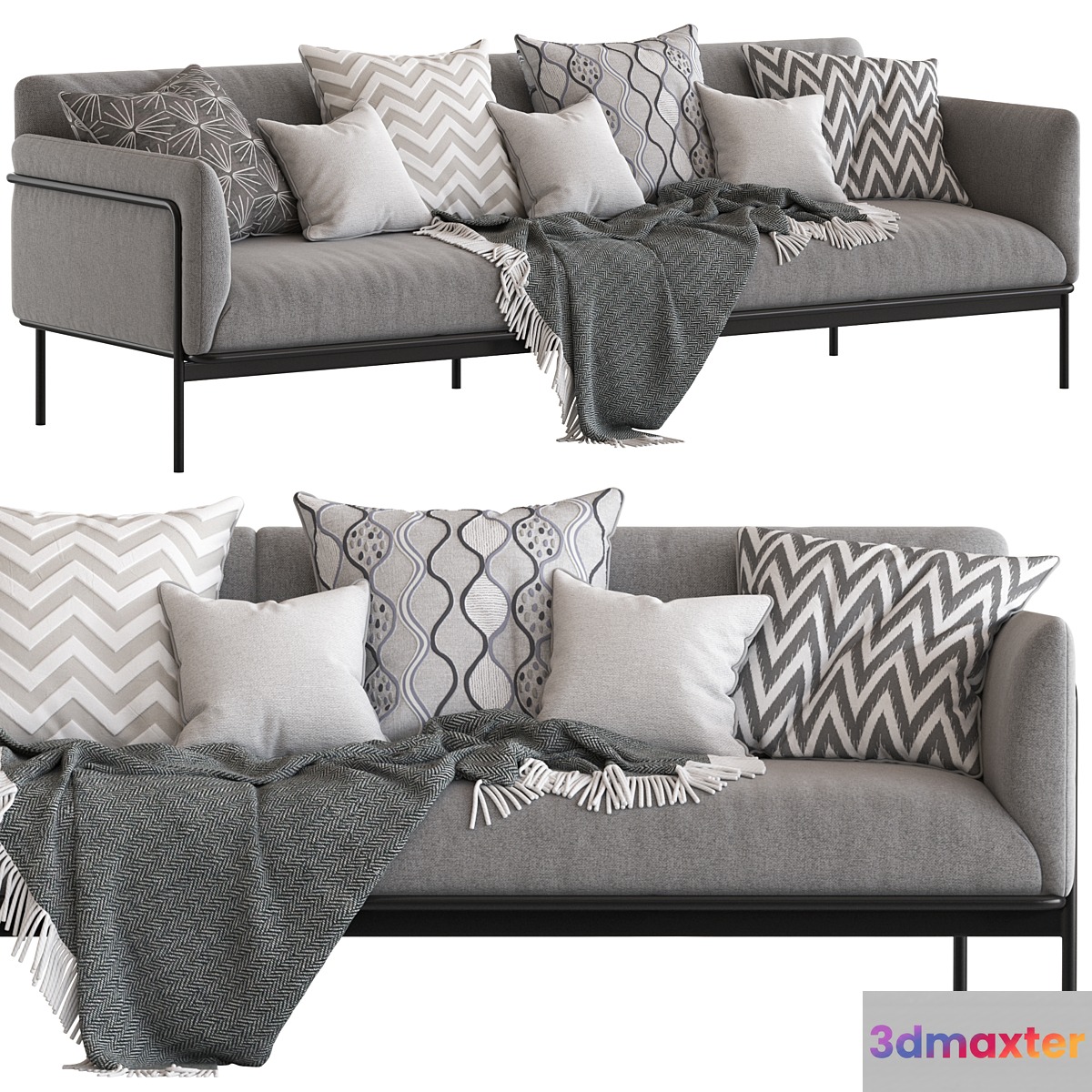 Globewest Natadora Scribe 3 Seater Sofa