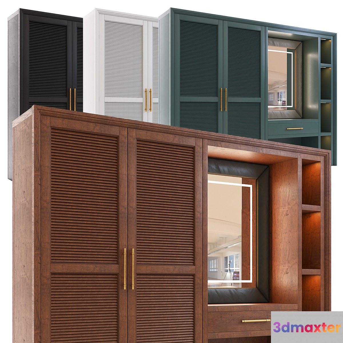 Wardrobe-set01-S.mgdm.F 3D Max